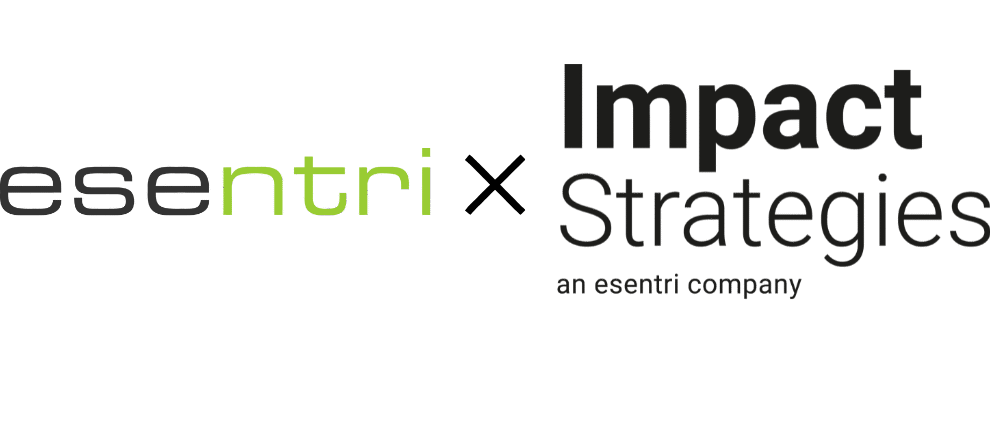 esentri und Impact Strategies - der ideale Partner für Nachhaltigkeit und Digitalisierung esentri und Impact Strategies kombinieren die Twin Transformation aus Digitalisierung und Nachhaltigkeit